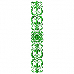 Flowers And Tree Embroidery Design 11